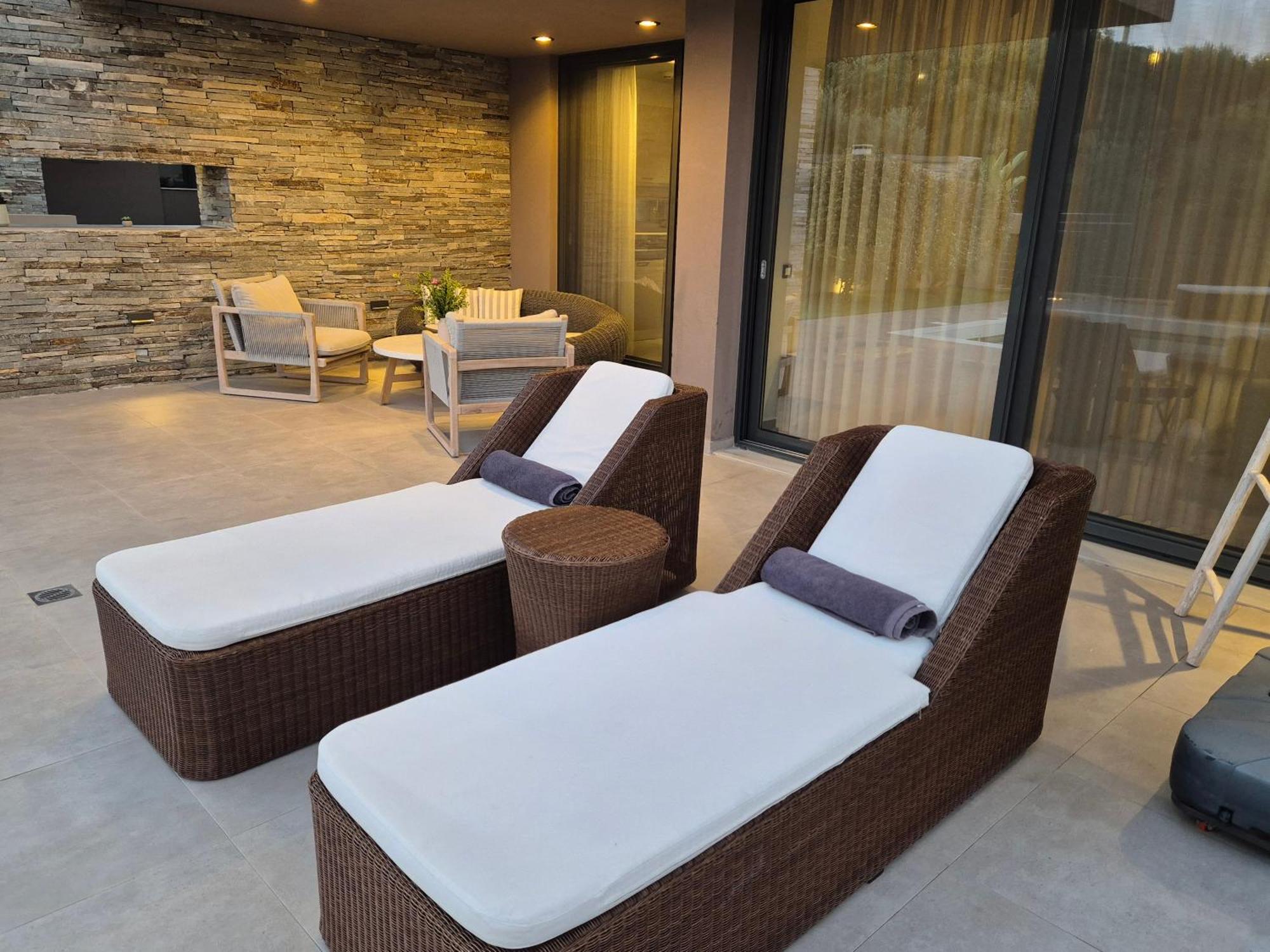 Aguacate Agave With Private Swimming Pool Villa Tsilivi  Bagian luar foto